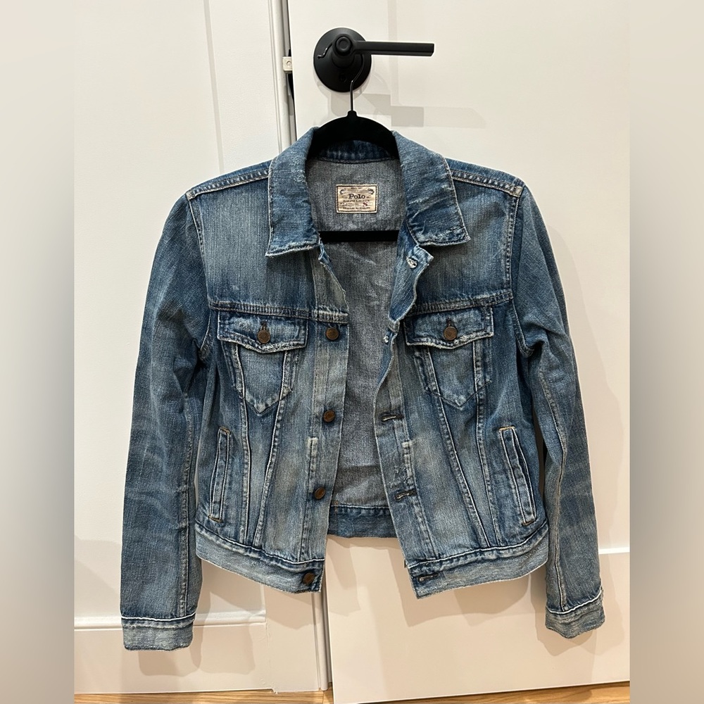 Polo Ralph Lauren Women’s Denim Trucker Jacket, Size S, EUC